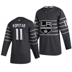 Los Angeles Kings Anze Kopitar 11 Grijs Adidas 2020 NHL All-Star Authentic Shirt - Mannen